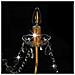 Lampadario Con Perline Dorato 8 Lampadine E14 - Foto miniatura 5