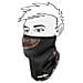 Scaldacollo Salvagola Antivento Neoprene Copricollo Moto Bici Sci Snowboard Nero - Foto miniatura 1