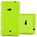 Custodia Compatibile Con Nokia Lumia 625 In Jelly Verde - Coperchio Protettivo In Silicone Tpu Flessibile - Foto miniatura 4