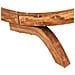 Lettino Prendisole 100x188,5x44 cm in Legno Curvato Antracite - Foto miniatura 5