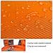 30l Leggero Packable Zaino Water Resistant Escursionismo Daypack Piccolo Viaggio Zaino Pieghevole Di Campeggio Sacchetto Esterno (arancione)  - Foto miniatura 4