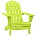 Sedia Giardino Adirondack in Legno Massello di Abete Verde - Foto miniatura 1