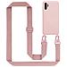 Catena Di Telefoni Cellulari Compatibile Con Samsung Galaxy Note 10 Plus In Liquid Rosa - Coperchio Di Protezione In Silicone Con Cordino Regolabile In Lunghezza - Foto miniatura 1