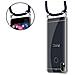 Catena Di Telefoni Cellulari Compatibile Con Htc Desire 10 Lifestyle / Desire 825 In Blu Notte - Coperchio Protettivo In Silicone Con Anelli D'argento, Cinturino In Corda E Custodia Staccabile - Foto miniatura 5