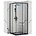 Cabina Doccia Punto Black 80x80 - Foto miniatura 1