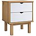 Comodino OTTA Marrone e Grigio 45x39x57 cm in Legno di Pino - Foto miniatura 1