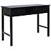 Scrivania Nera 108x45x76 Cm In Legno Massello Di Paulownia - Foto miniatura 2