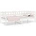 Dormeuse Bianca 90x200 Cm In Legno Massello Di Pino - Foto miniatura 2