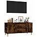 Mobile Porta Tv Rovere Fumo 102x44,5x50 Cm In Legno Multistrato - Foto miniatura 5