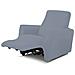 Copripoltrona Reclinabile Antimacchia Elasticizzata Genius Relax Lounge Tinta Unita Poltrona Grigio Sassi 1020 - Foto miniatura 1