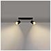 Lampada Da Soffitto Nero 2 Nero /oro Sl. 1070 - Moderno Lampade Da Soffitto Oro Nero 18x30x5 Cm - Foto miniatura 3