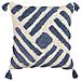 Set Di 2 Cuscini Jacaranda Cotone 45 X 45 Cm Blu Trama Geometrica - Foto miniatura 10