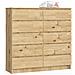 Cassettiera K120, 10 cassetti, 120x40x121 cm, Colore Quercia Artisan - Foto miniatura 1