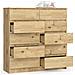 Cassettiera K120, 10 cassetti, 120x40x121 cm, Colore Quercia Artisan - Foto miniatura 2
