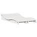 Lettini Prendisole 2pz Bianchi 205x60x31,5 Legno Massello Pino - Foto miniatura 2