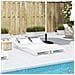 Lettini Prendisole 2pz Bianchi 205x60x31,5 Legno Massello Pino - Foto miniatura 3