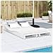 Lettini Prendisole 2pz Bianchi 205x60x31,5 Legno Massello Pino - Foto miniatura 1