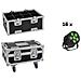 Set 16x Led Silent Par 6 Qcl Floor Sw + Case (20001002) - Foto miniatura 1