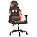 Sedia da Gaming Nero e Arancione in Similpelle - Foto miniatura 8