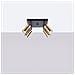 Lampada Da Soffitto Winx 4 Nero /oro Sl. 1386 - Moderno Lampade Da Soffitto Oro Nero 19x25x25 Cm - Foto miniatura 3