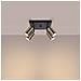 Lampada Da Soffitto Winx 4 Nero /oro Sl. 1386 - Moderno Lampade Da Soffitto Oro Nero 19x25x25 Cm - Foto miniatura 4