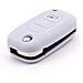 Cover Per Chiave A 3 Pulsanti In Silicone Per Mercedes Benz Smart White - Foto miniatura 1