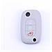 Cover Per Chiave A 3 Pulsanti In Silicone Per Mercedes Benz Smart White - Foto miniatura 2