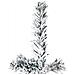 Lusso Casadino -  Albero Natale Artificiale Sottile A Metà Neve Fioccata 150 Cm - Foto miniatura 5