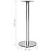 Lusso Casadino -  Gamba Per Tavolino Da Bar Argento Ø45x107 Cm In Acciaio Inox - Foto miniatura 5