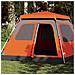 Tenda a Cupola 6 Persone Grigio e Arancione a Rilascio Rapido - Foto miniatura 1