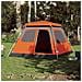 Tenda a Cupola 6 Persone Grigio e Arancione a Rilascio Rapido - Foto miniatura 2