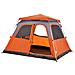 Tenda a Cupola 6 Persone Grigio e Arancione a Rilascio Rapido - Foto miniatura 3