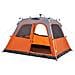 Tenda a Cupola 6 Persone Grigio e Arancione a Rilascio Rapido - Foto miniatura 4