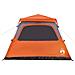 Tenda a Cupola 6 Persone Grigio e Arancione a Rilascio Rapido - Foto miniatura 7