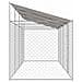 Gabbia per cani Argento 800 x 200 x 256 cm Acciaio zincato - Foto miniatura 4
