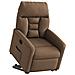 Poltrona Alzapersona Reclinabile Marrone in Tessuto - Foto miniatura 3