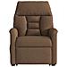 Poltrona Alzapersona Reclinabile Marrone in Tessuto - Foto miniatura 5