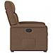 Poltrona Alzapersona Reclinabile Marrone in Tessuto - Foto miniatura 6