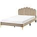 Letto Velluto Sauvian 140 X 200 Cm Tortora - Foto miniatura 2