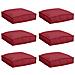 Cuscino per seduta pallet 6 pcs Rosso Vino 40 x 40 x 8 cm - Foto miniatura 1
