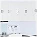 Pensile cucina Bianco Lucido 57 x 57 x 100 cm Legno multistrato - Foto miniatura 2