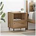 Armadio da Notte 2 pcs rovere artigianale 40 x 35 x 50 cm - Foto miniatura 2
