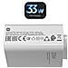 Caricabatterie Originale Da Casa Usb Mdy-16-ef 33w Turbo Charge White Bulk Per Smartphone - Foto miniatura 2