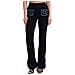 Kwpa00024 Pantaloni A Zampa In Maglia Traforata Da Donna - Foto miniatura 1