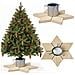 Base albero di Natale a forma di stella, argento, 2,3 m - Foto miniatura 4