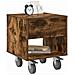 Comodino Rovere fumé 40,5 x 40 x 48 cm Legno multistrato - Foto miniatura 3