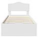 Struttura del letto Bianco 90 x 190 cm Legno Ingegnerizzato - Foto miniatura 8