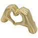 Scultura Lover In Resina Oro: Coppia Di Amanti - Foto miniatura 3