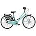 Bici Da Donna Linea Olanda Bicicletta City Bike Ol26 Senza Cambio 1v Completa Di Accessori Con Luci A Led - 46 Azzurro Pastello - Foto miniatura 1