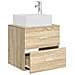 Mobile Lavabo da Parete Rovere Sonoma 49,5 x 41 x 63 cm - Foto miniatura 2